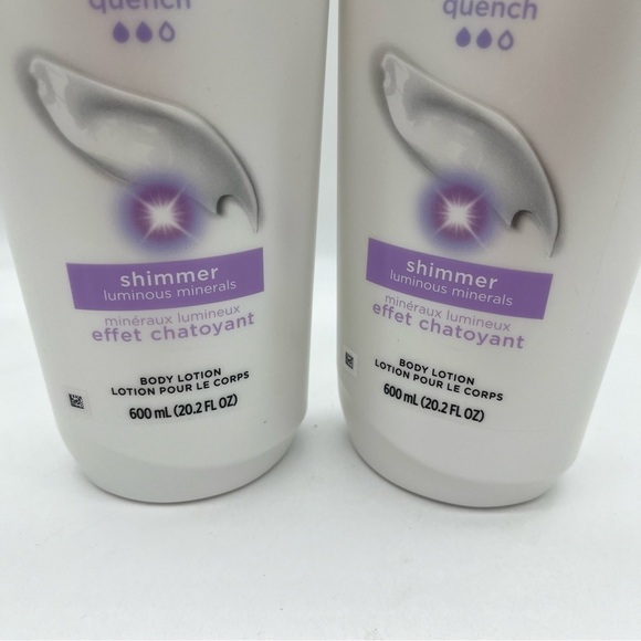 2X Olay Quench Shimmer Body Lotion Luminous Minerals Pump 20.2 oz ea, New - Picture 2 of 4